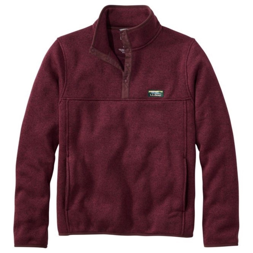 Men's L.L.Bean Sweater Fleece Pullover-Item 298050 LARGE REG